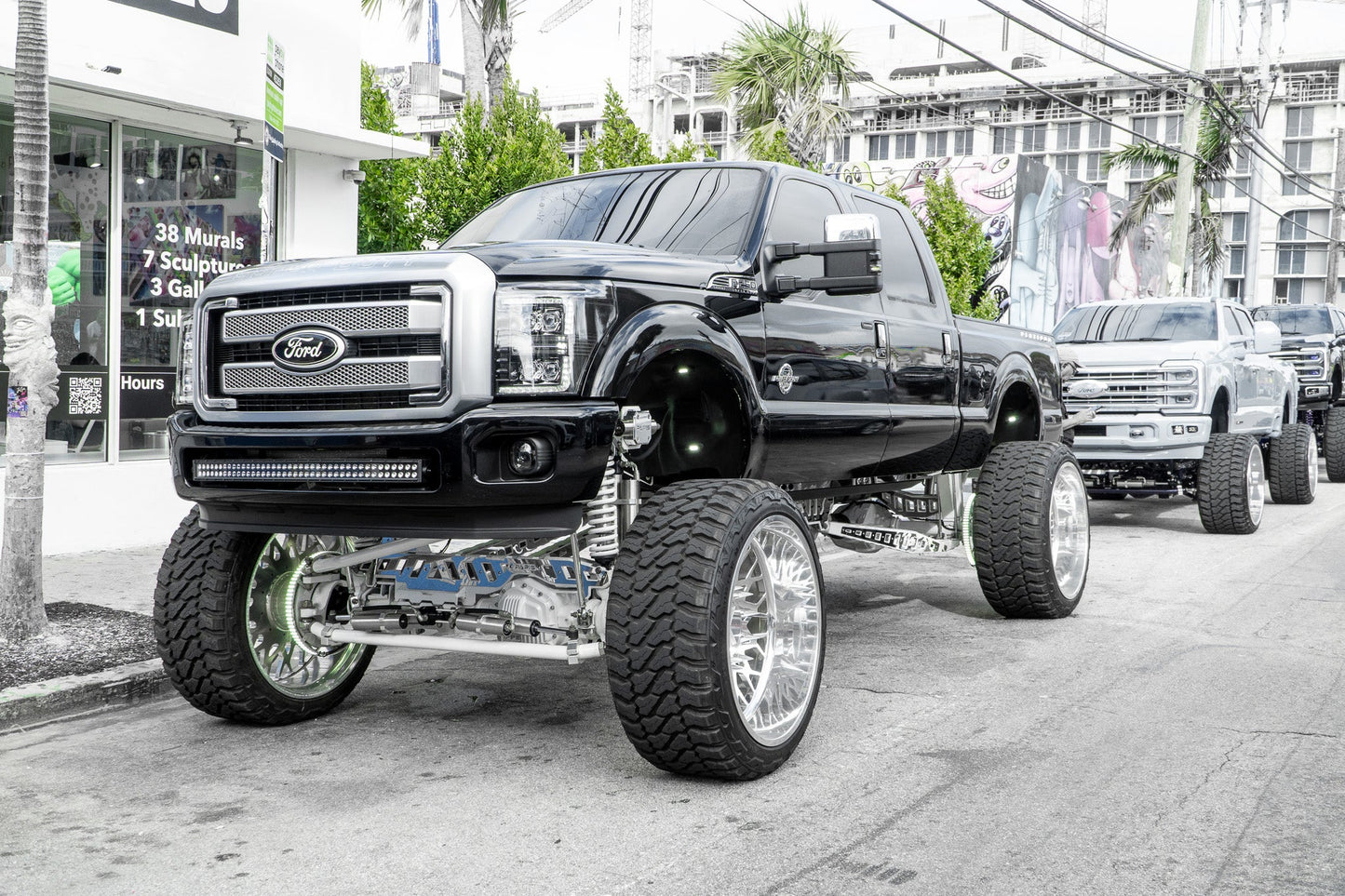 Ford Super Duty 10"-18" High Steer Long Arm 4 Link Lift Kit