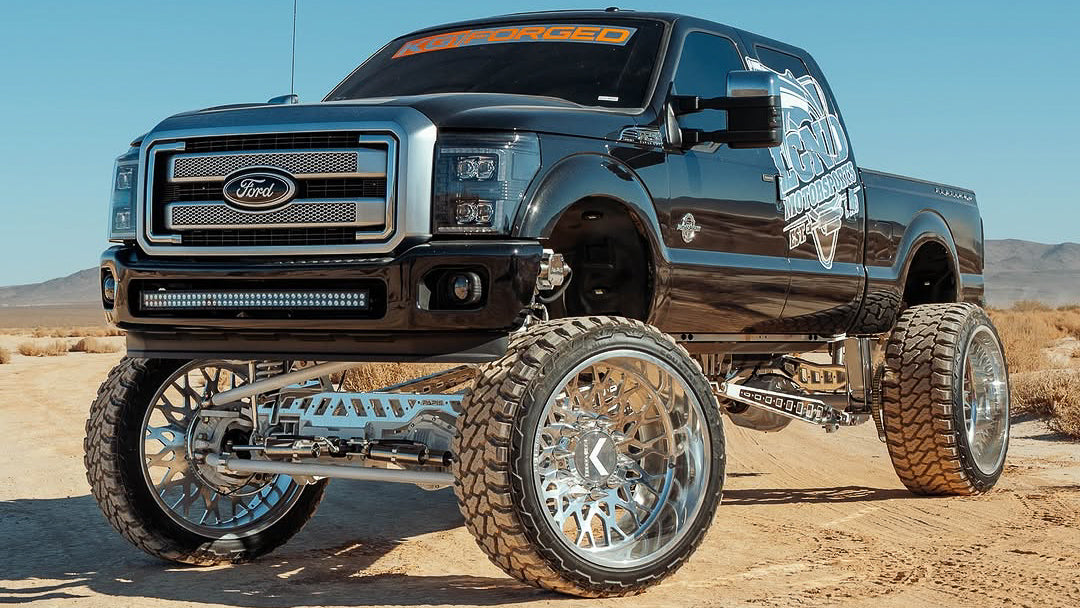Ford Super Duty 10"-18" High Steer Long Arm 4 Link Lift Kit
