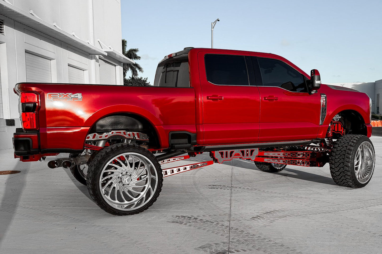 Ford Super Duty 10"-18" High Steer Long Arm 4 Link Lift Kit